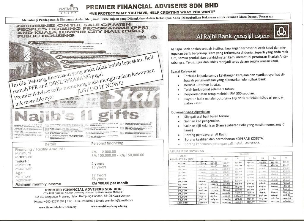 Koperasi Loan Table & Personal Loan Table Koperasi Loan Table & Personal Loan Table