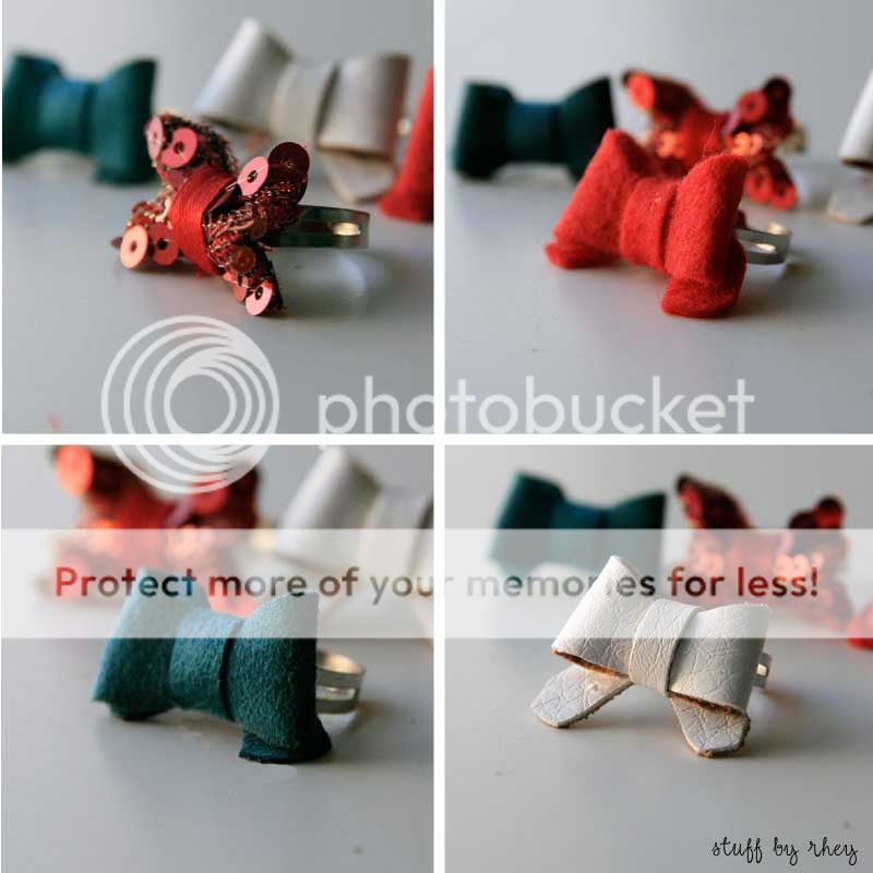 Tie a ribbon round your finger to remember DIY Ribbon Ring STUFF by rhey
