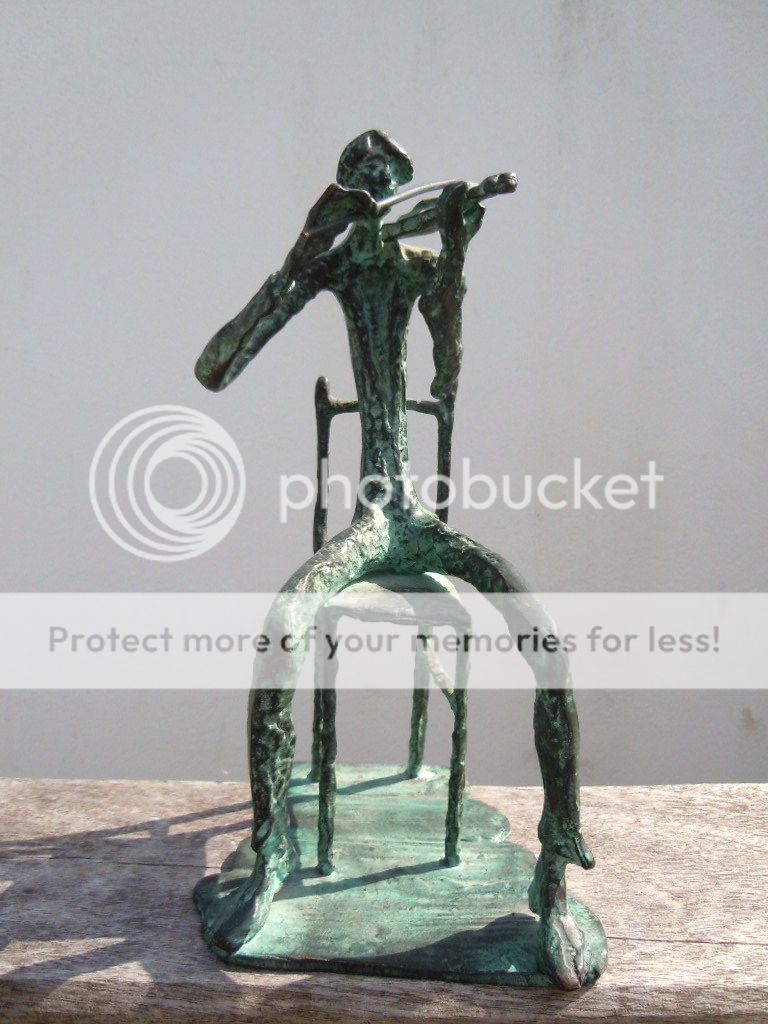 Sculpture bronze Violoniste dans le goût de eBay