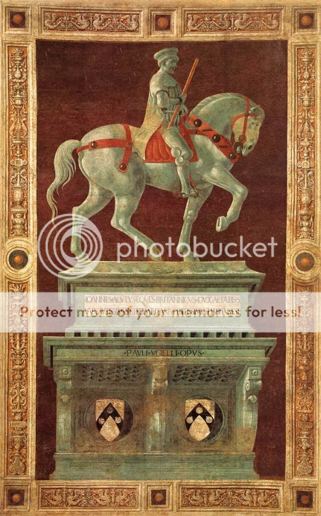 UCCELLO, PaoloFunerary Monument to Sir John Hawkwood1436Fresco, 820 x 515 cmDuomo, Florence