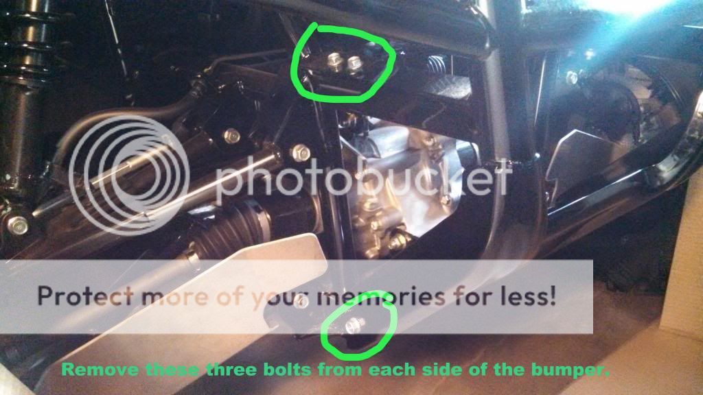 KFI winch mount & Warn XT40 install Honda SxS Fun